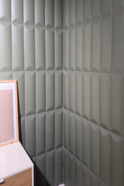 Harmony LOG GREEN 12,5x50 płytki 3d zielone