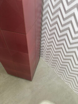 Płytki białe dekoracyjne trójwymiarowe Harmony FOLD WHITE 15X38