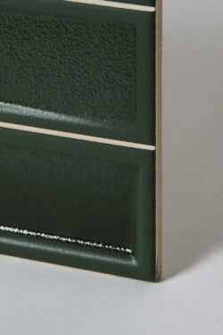 Płytki dekoracyjne 3D - Peronda Harmony LEVELS GREEN 20x40 cm. Kafelki ceramiczne, trójwymiarowe, ścienne z matowo - błyszczącą powierzchnią.
