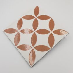 Harmony Mayari Clay Petals LT 22,3x22,3 - Płytki dekoracyjne do kuchni