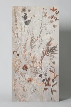 Płytki dekoracyjne, kwiaty - Savoia Natura Prato Caldo 60x120cm. Kafle z motywem roślinnym na ścianę od włoskiego producenta.