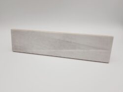 Płytki szare dekor - Harmony BARI SILVER DECOR 6x24,6 cm. Kafelki dekoracyjne z błyszczącą, przetartą powierzchnią 3D.