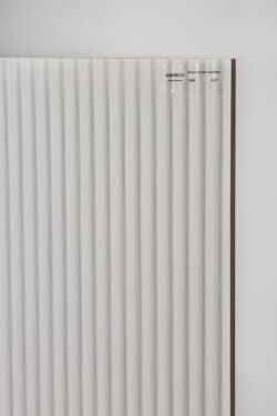 Płytki trójwymiarowe, białe, lamele - Harmony MARE WHITE DECOR 32x90