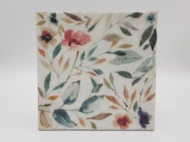Płytki w kwiaty - Harmony Mayolica Garden 15x15 cm. Błyszcząca płytka ścienna z kolorowym motywem kwiatowym do łazienki lub kuchni.