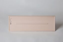 Różowe płytki dekoracyjne - Peronda Harmony RIM PINK DECOR 15x45 cm. Dekor z wystającymi krawędziami i paskiem 3D na środku płytki.