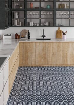 Gres podłogowy patchwork Gayafores Nautic Blue 33,15x33,15