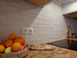 Kafelki białe cegiełki w macie do kuchni Harmony LAGOON WHITE 6x24,6