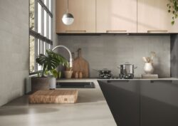 Kafelki cegiełki szare do kuchenne Marca Corona Miniature Cera Grigio Cenere 6x24