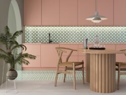 Kafelki ozdobne, kuchenne, zielone - Harmony Mayari Green Petals LT 22,3x22,3