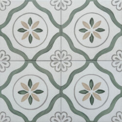 Kafelki rustykalne do kuchni - Harmony SIROCCO GREEN PETALS 22,3x22,3