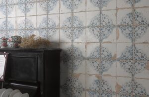 Płytki dekoracyjne na ścianę- Peronda Fs ARTISAN DECOR-A 33x33 cm. Kafelki dekoracyjne, retro na ścianie w kuchni.