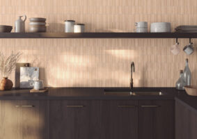 Płytki kit kat beż mat ściana kuchnia Harmony Duna Sand 20x20