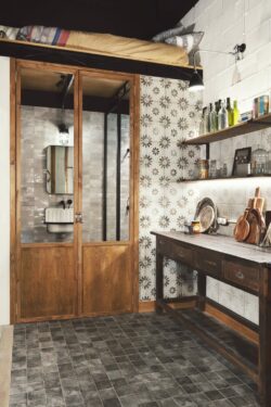 Płytki kuchenne z motywem kwiatowym - Peronda Fs blume 45x45