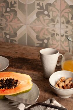 Płytki ścienne kuchenne retro Peronda FS 1827 Sage 22,3x22,3