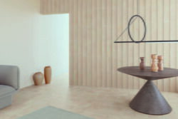 Płytki dekoracyjne na ścianę gliniane matowe - Harmony BOW CLAY 15x45