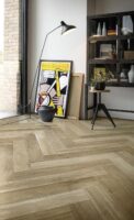 Płytki podłogowe, imitacja drewna - Marazzi Treverkfusion Neutral 10x70 cm. Kafle do salonu na podłogę, drewnopodobne.