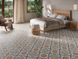 Płytki podłogowe wzorzyste Harmony Soroa Green 22,3x22,3