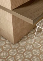 Płytki sześciokątne na podłogę Marca Corona Terracreta Intarsio Chamotte J086 25x21,6 cm