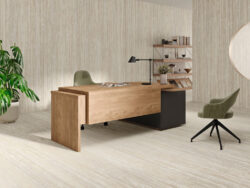 Trawertyn płytki na podłogę kremowe Vitacer V-SLAB 3D TECH TIMELESS Cream