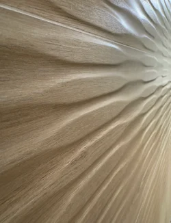 Płytki ryflowane drewnopodobne ścienne Peronda Kaizen Honey Decor 33,3X100 cm