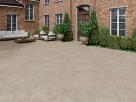 Płytki beżowobrązowe imitacja betonu 60x120 Vitacer Chrono Stone
