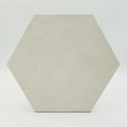 Marca Corona Terracreta Marna Esagono 25x21,6 cm - Hexagon płytki podłogowe, z jasnoszara powierzchnią imitująca kamień