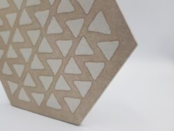 Kafelki heksagony - Marca Corona Terracreta INTARSIO ARGILLA 25x21,6 cm
