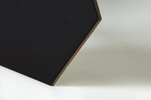 Płytka heksagonalna, czarna, ściana - podłoga, YURTBAY Solid Black Matte. Tureckie kafelki heksagon w formacie 21,5x25cm z matową powierzchnią do łazienki lub kuchni.
