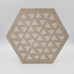 Płytki heksagon - Marca Corona Terracreta INTARSIO ARGILLA 25x21,6 cm