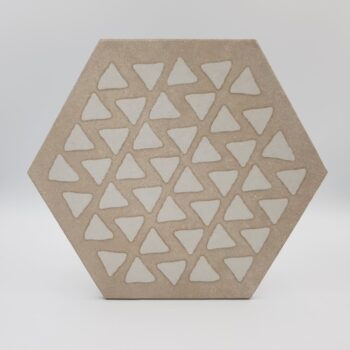 Płytki heksagon - Marca Corona Terracreta INTARSIO ARGILLA 25x21,6 cm
