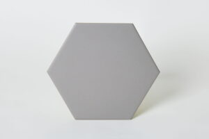 Płytki heksagonalne szare - YURTBAY Solid Grey Matte 21,5x25cm. Kafelki sześciokątne z matową powierzchnią do stosowania na podłodze lub ścianie w kuchni.