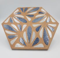 Płytki heksagony, kolorowe - Marca Corona Terracreta DIPINTO CHAMOTTE 25x21,6 cm
