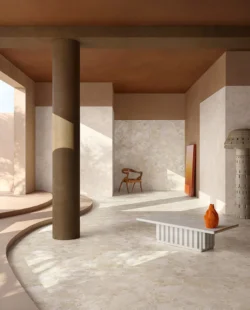 Duże płytki podłoga ściana jasna imitacja kamienia 120x120 Pastorelli Levante Pure Light