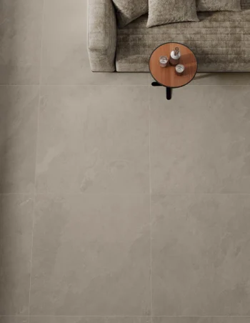 Gres 60x60 imitujący łupek szarobeżowy podłogowy Caesar Slab2 Ash