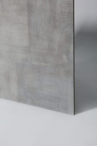 Gres imitacja betonu - Absolut Keramika Corfu G 60x60 cm. Szara płytka gresowa na podłogę i ścianę z widocznymi śladami przetarcia