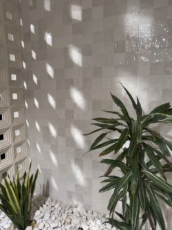 Kafelki białe kwadratowe 10x10 Harmony RIAD WHITE