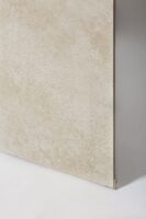 Płytki lappato 80x80 - Absolut Oleron Cream Lappato. Płytka imitującą kamień z powierzchnią lappato - półpoler z widocznymi przetarciami i delikatnym wzorem. Fliza na podłogę i ścianę do salonu, kuchni, łazienki.