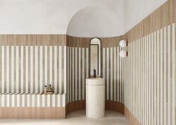 Płytki lastryko cegiełki zielone ściana Harmony Trace Green Plain 6x30