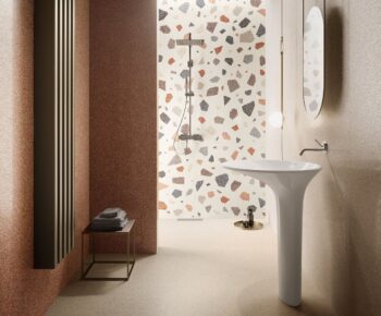 Sant’Agostino Newdeco Light 60X60 płytki lastryko beżowe łazienka