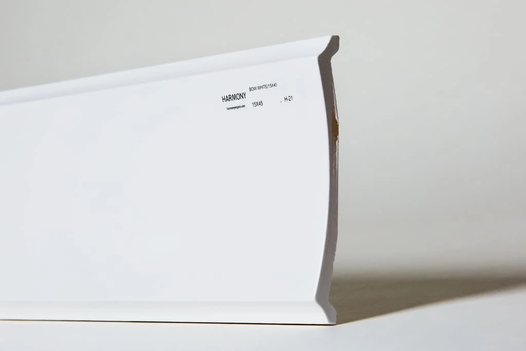 Białe płytki dekoracyjne - Harmony BOW WHITE 15x45