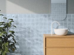 Błękitne płytki do łazienki - Harmony Nador Sky