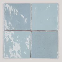 Harmony RIAD SKY 10X10 - Błękitne płytki ścienne z błyszcząca powierzchnią