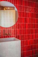 Czerwone płytki do łazienki Harmony RIAD RED 6,5X20