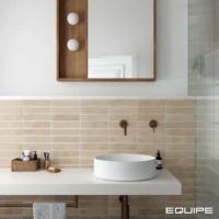 EQUIPE Argile Siena 6x24,6 łazienkowe ścienne płytki cegiełki beż