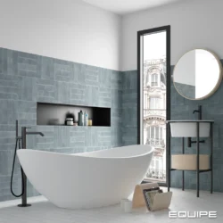 EQUIPE Argile Sky 6X24,6 błękitne kafelki cegiełki do łazienki