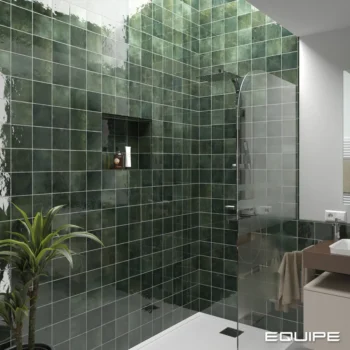 EQUIPE Artisan Moss Green 13,2X13,2 zielone płytki do łazienki