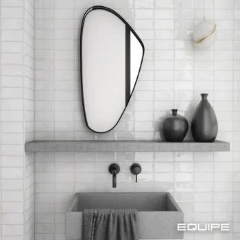 Equipe Manacor White 7,5x15 cm kafelki łazienkowe białe