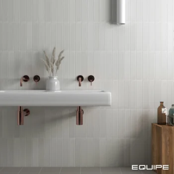 Equipe Wadi Snow 6x30 kafelki białe matowe ścienne