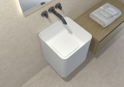 Gres łazienkowy imitacja kamienia beż Cifre Borneo Sand Mate 60x120