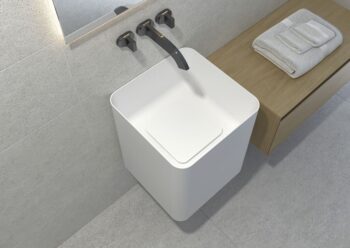 Gres łazienkowy imitacja kamienia szary Cifre Borneo Pearl 60x120 Mate